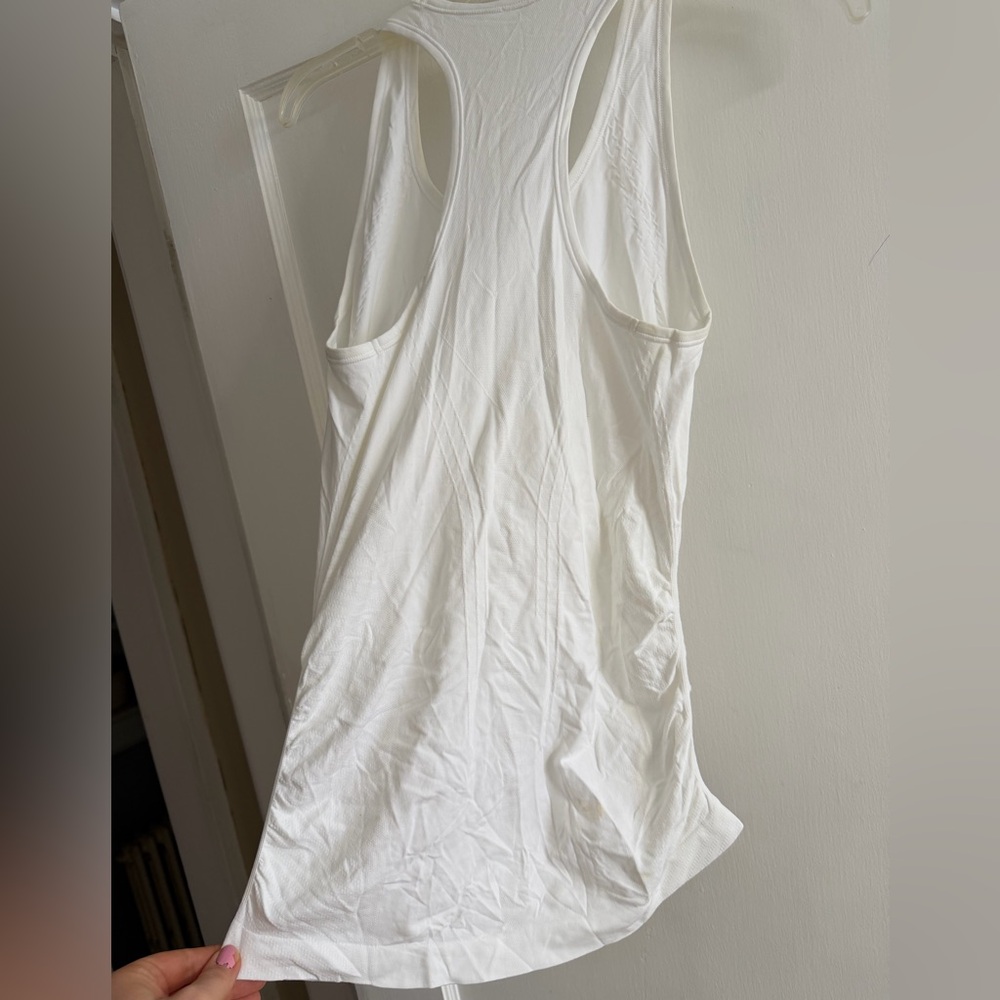 Athleta Speedlight White Racerback Tank - Picture 4 of 7